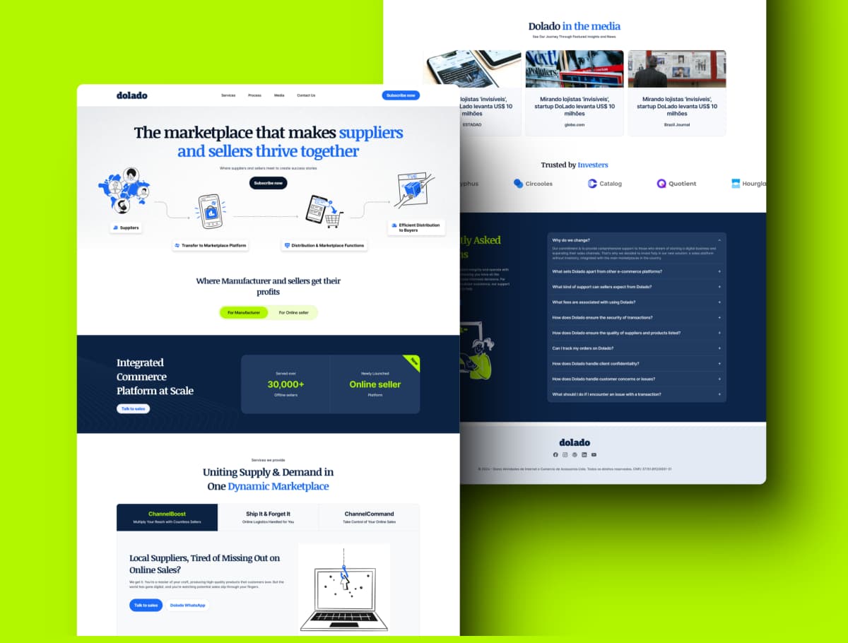 Dolado user interface mockup 9